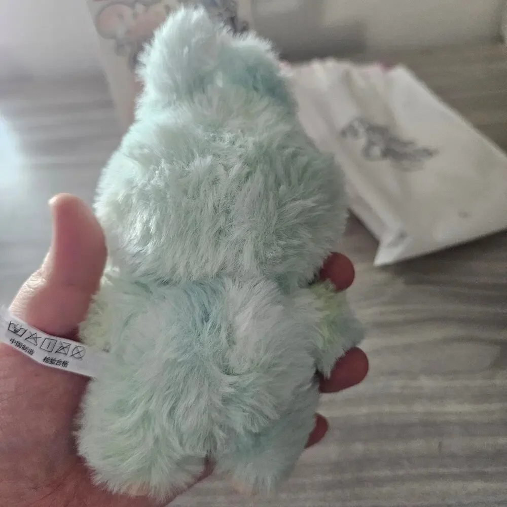 Popmart Labubu Big Into Energy Vinyl Plush Pendent Serenity Green Plush Toy NEW